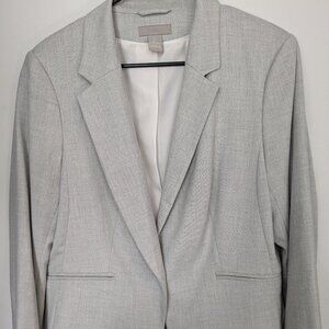 H&M Gray Fitted Blazer